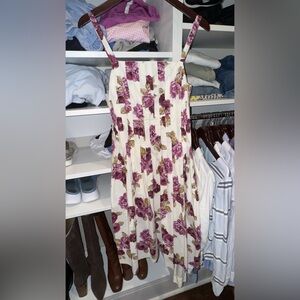 ANTONIO MELANI Purple Floral Maxi Dress